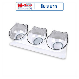 CCPets ชาม 3 หลุม ZX012N - CCPets, สัตว์เลี้ยง