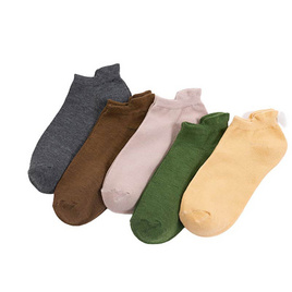 CC SOCK ถุงเท้าสีเอิร์ธโทน E2 แพ็ก 5 คู่ - CC SOCK, CC SOCK