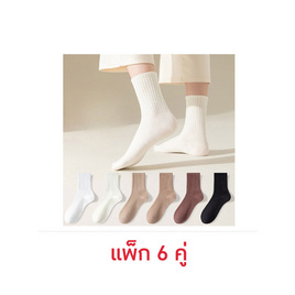 CC SOCK ถุงเท้าข้อยาวคลาสสิก NCR แพ็ก 6 คู่ - CC SOCK, สินค้าใหม่แฟชั่น