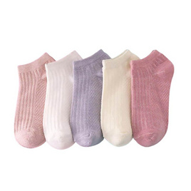 CC SOCK ถุงเท้าสีพาสเทล W1 แพ็ก 5 คู่ - CC SOCK, CC SOCK