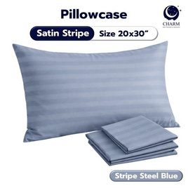 CHARM ปลอกหมอนหนุน ผ้าซาตินลายริ้ว - Charm, สินค้าใหม่