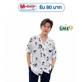 CHIC @ ME เสื้อเชิ้ตฮาวาย ลายปลาวาฬ - CHIC @ ME, 7Online