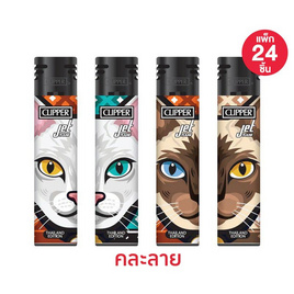 CLIPPER ไฟแช็ก คลิปเปอร์ ไฟฟู่ คละลาย (แพ็ก 24 ชิ้น) - Clipper, ของใช้เบ็ดเตล็ดอื่นๆ
