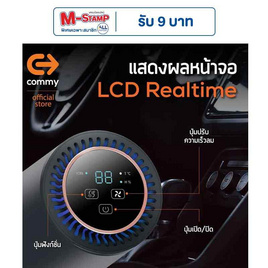COMMY เครื่องฟอกอากาศในรถยนต์ AP003 - Commy, มือถือและอุปกรณ์ไอที