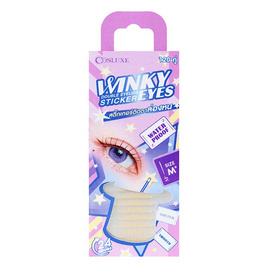 COSLUXE สติ๊กเกอร์ติดตา 2 ชั้น Winky Eyes Double Eyelids Sticker SIZE M+ (120คู่) - COSLUXE, COSLUXE