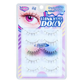 COSLUXE ขนตาปลอม Winky Eyes Dolly Eyelashes NO. DB-02 (5คู่) - COSLUXE, อุปกรณ์สำหรับแต่งหน้า