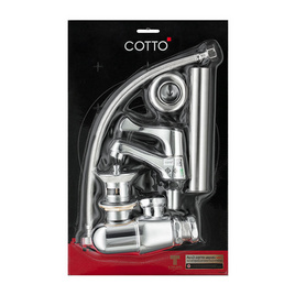 COTTO รุ่น CT160C10SET(HM) ชุดก๊อกเดี่ยวอ่างล้างหน้า - Cotto, อุปกรณ์เครื่องใช้ในห้องน้ำ