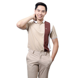 CP ALL เสื้อโปโลชาย Upcycling สีน้ำตาล - CP ALL, เสื้อผ้าและเครื่องประดับ