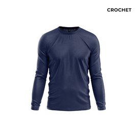 CROCHET เสื้อคอกลมสีพื้น แขนยาว - CROCHET, 7Online