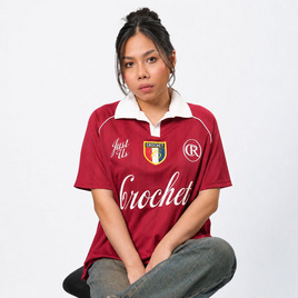 CROCHET เสื้อโปโล OverSize - CROCHET, สินค้าใหม่แฟชั่น