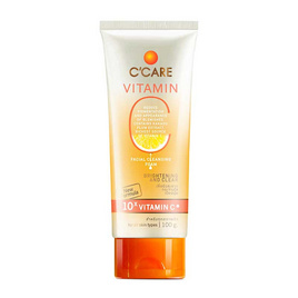 C'CARE Vitamin C Facial Cleansing Foam 100 g - C’care, ซูเปอร์มาร์เก็ต