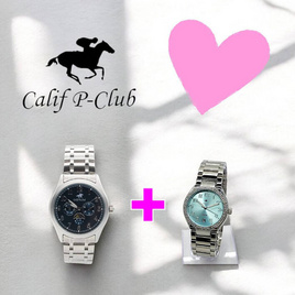 Calif P-Club นาฬิกาข้อมือ เซตคู่ DU-O LOVE - Calif P-Club, Calif P-Club