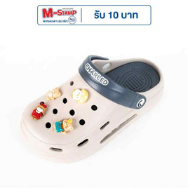 Charled รองเท้าแตะหัวโต รุ่น RA6608 พร้อมตัวติดคละแบบ - Charled, รองเท้า
