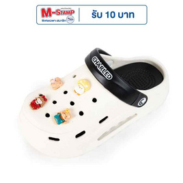 Charled รองเท้าแตะหัวโต รุ่น RA6608 พร้อมตัวติดคละแบบ - Charled