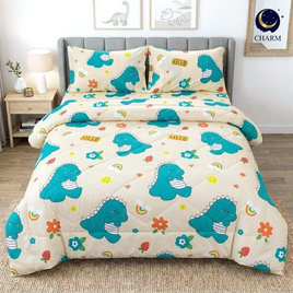 Charm ผ้าปูรวมนวม Baby Dino 3.5ft 4pcs - Charm