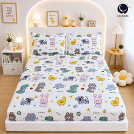 Charm ผ้าปูไม่รวมนวม Baby Zoo - Charm, สินค้าใหม่