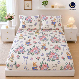 Charm ผ้าปูไม่รวมนวม Beauty Garden - Charm, สินค้าครึ่งราคาบ้านและสวน