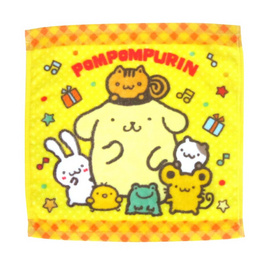 Chilli ผ้าขนหนูลิขสิทธิ์ ขนาด 12x12 นิ้ว : ปอมปอมและเพื่อน - Chilli, Sanrio Characters