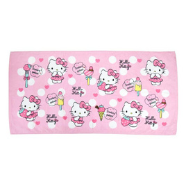 Chilli ผ้าขนหนูลิขสิทธิ์ ขนาด 27x54 นิ้ว คิตตี้ ไอติม - Chilli, Hello Kitty