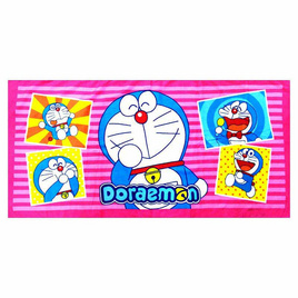 Chilli ผ้าขนหนูลิขสิทธิ์ ขนาด 27x54 นิ้ว Doraemon อมยิ้ม - Chilli, ผ้าเช็ดตัวและชุดคลุม