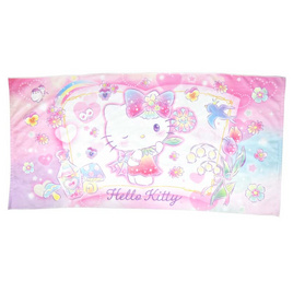 Chilli ผ้าขนหนูนาโนคอตตอนลิขสิทธิ์ ขนาด 27x54 นิ้ว ลายคิตตี้ KT8064 - Chilli, Hello Kitty