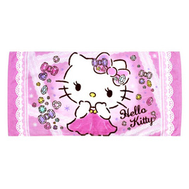 Chilli ผ้าขนหนูลิขสิทธิ์ Kitty ลายหน้าแดง - Chilli, อุปกรณ์เครื่องใช้ในห้องน้ำ