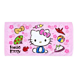 Chilli ผ้าขนหนูลิขสิทธิ์ Kitty ลายญี่ปุ่น - Chilli, อุปกรณ์เครื่องใช้ในห้องน้ำ