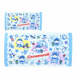 Chilli SET ผ้าขนหนู 16x32+27x54นิ้ว Cinnamoroll Beach - Chilli, อุปกรณ์เครื่องใช้ในห้องน้ำ