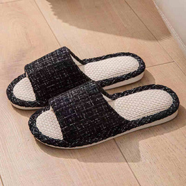 Chiranatda รองเท้าแตะลินินใส่ในบ้าน - Chiranatda