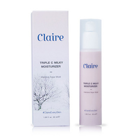 Claire โลชั่น Triple C Milky Moisturizer 50 มล. - Claire, เพิ่มความชุ่มชื้น