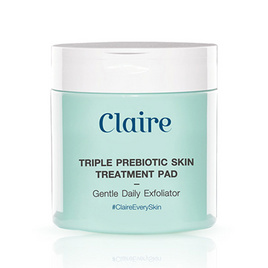 Claire ซีรั่มแผ่น Triple Prebiotic Skin Repair Treatment Pad 120 มล. (60 แผ่น) - Claire, มาส์กแผ่นและครีมพอกหน้า