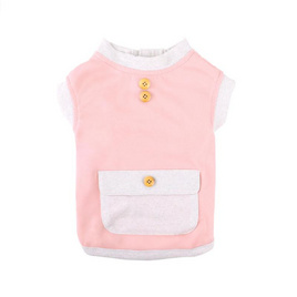 Clawset เสื้อกล้ามสัตว์เลี้ยง ชุดรักษ์โลก ชมพู - Clawset, แฟชั่นสุนัข และแมว