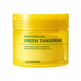Cleansome โทนเนอร์แพด green tangerine brightening pad 50แผ่น - Cleansome, มาส์กหน้า
