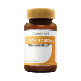 Clover Plus วิตามิน ซี 500 มิลลิกรัม บรรจุ 30 แคปซูล - Clover Plus, สินค้าใหม่