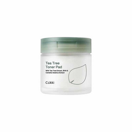 Cokki โทนเนอร์แพด Tea Tree Toner Pad 65 แผ่น - Cokki, โทนเนอร์/สเปรย์น้ำแร่