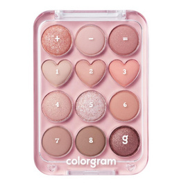 Colorgram พาเลทอายแชโดว์ Pin Point Eyeshadow Palett 9.9 กรัม - Colorgram, ทาตา