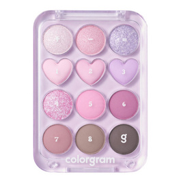 Colorgram พาเลทอายแชโดว์ Pin Point Eyeshadow Palett 9.9 กรัม - Colorgram, ทาตา