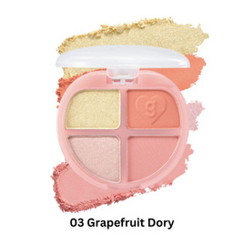 Colorgram พาเลทอายแชโดว์ Tintin Dory Eyeshadow Palette 4 กรัม - Colorgram, ทาตา