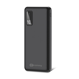 Commy Power Bank 10000 mAh รุ่น P4 - Commy, แบตเตอรี่สำรองพร้อมสายชาร์จ