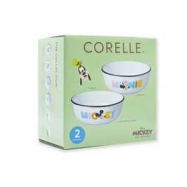 Corelle ชุดชามซุปรุ่น Mickey PlayWfriends ขนาด 473 มล. 2 ใบ - Corelle, ห้องครัวและอุปกรณ์