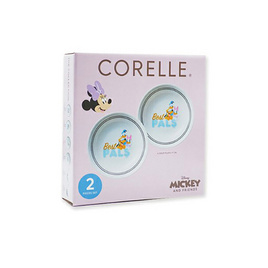 Corelle ชุดจานก้นลึกซุปรุ่น Mickey PlayWfriends ขนาด 6.8 นิ้ว (17 ซม.) จำนวน 2 ใบ - Corelle, อุปกรณ์ใส่อาหาร