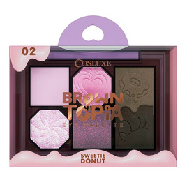 Cosluxe พาเลทอายแชโดว์ Browntopia Eye Palette 5.7 กรัม - COSLUXE, COSLUXE