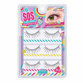 Cosluxe ขนตาปลอม Sos Eyelashes Superstar Style (3คู่) - COSLUXE, COSLUXE