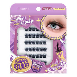 Cosluxe ขนตาปลอมมีกาวในตัว Winky Eyes Bubble Gum Eyelashes Fierce Style (36 ช่อ) - COSLUXE, เครื่องสำอาง