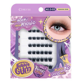 Cosluxe ขนตาปลอมมีกาวในตัว Winky Eyes Bubble Gum Eyelashes Fierce Style (36 ช่อ) - COSLUXE, เครื่องสำอาง