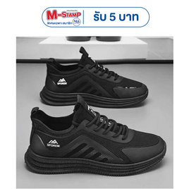 DAZZLING รองเท้าผ้าใบชาย Future Work DZ-580W-BK - DAZZLING