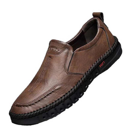 DAZZLING รองเท้าหนัง PU ชาย Shoes British DZ-ZX04-BR - DAZZLING, รองเท้า
