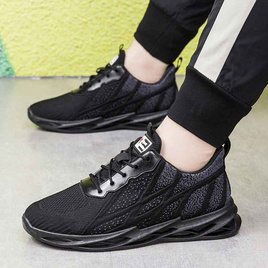 DAZZLING รองเท้าผ้าใบชาย Thick sole DZ-KJ9 - DAZZLING, All in black Shoe Extra Code
