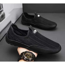 DAZZLING รองเท้าผ้าใบชายslip-on DZ-JXG-02-BK - DAZZLING, รองเท้า