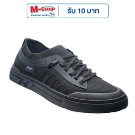 DAZZLING รองเท้าผ้าใบชาย slip-on men's casual DZ-H2-BK - DAZZLING, รองเท้า